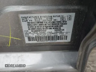 2023 Nissan Sentra SR with VIN 3N1AB8DV2PY310107, listed as a Copart auction lot 51299085 with 9,600 mi miles and Salvage Title. Bid and sale history available at carsss.com. Image 12.