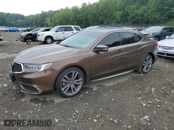 2020 Acura TLX w/Technology Pkg with VIN 19UUB3F45LA000051, listed as a Copart auction lot 63502634 with 28,922 mi miles and Salvage Title. Bid and sale history available at carsss.com. Image 1.