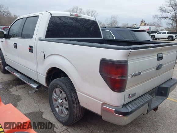 2012 Ford F-150 XL with VIN 1FTFW1CT8CKD73591, listed as a IAAI auction lot 41495742 with 200,952 mi miles. Bid and sale history available at carsss.com. Image 3.