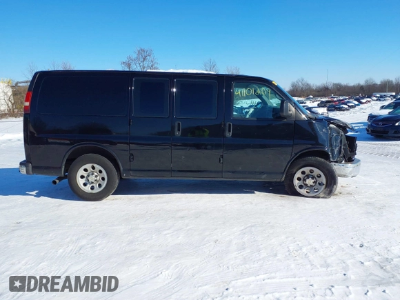 2012 Chevrolet Express Cargo with VIN 1GCSGAFXXC1142854, listed as a IAAI auction lot 41101209 with Not provided miles and . Bid and sale history available at DreamBid. Image 13.