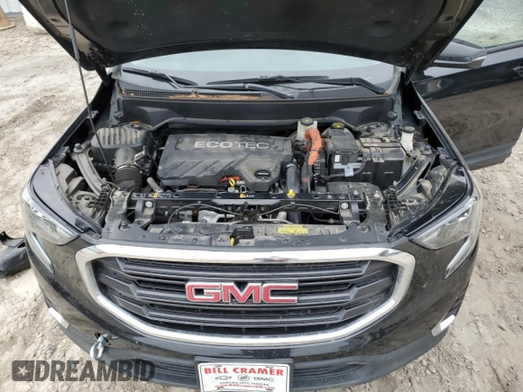 2018 GMC Terrain SLE Diesel with VIN 3GKALUEU1JL172366, listed as a Copart auction lot 87945965 with 136,841 mi miles and Non Repairable. Bid and sale history available at carsss.com. Image 11.