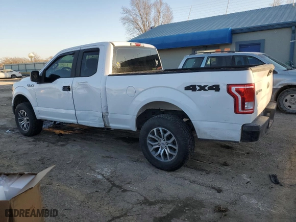2017 Ford F-150 XL with VIN 1FTEX1E85HKD74173, listed as a Copart auction lot 42621345 with 161,578 mi miles and Salvage Title. Bid and sale history available at carsss.com. Image 2.
