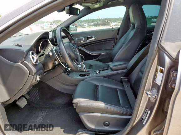 2019 Mercedes-Benz CLA 250 with VIN WDDSJ4EB4KN776778, listed as a Copart auction lot 57354645 with 124,800 mi miles and Salvage title. Bid and sale history available at DreamBid. Image 7.