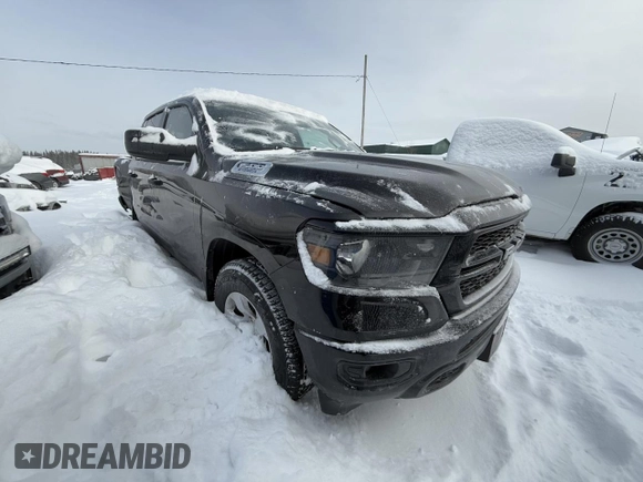 2023 Ram 1500 Tradesman with VIN 1C6RRFGG2PN624910, listed as a Copart auction lot 44771175 with 4,297 mi miles and Salvage title. Bid and sale history available at DreamBid. Image 4.