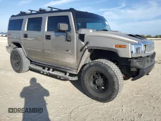 2003 Hummer H2 with VIN 5GRGN23U93H132284, listed as a Copart auction lot 78701904 with 153,171 mi miles and Non Repairable. Bid and sale history available at carsss.com. Image 4.
