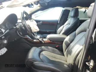 2014 Audi A8 4.0T with VIN WAUR2AFD5EN004618, listed as a Copart auction lot 50796255 with Not provided miles and Salvage title. Bid and sale history available at DreamBid. Image 7.