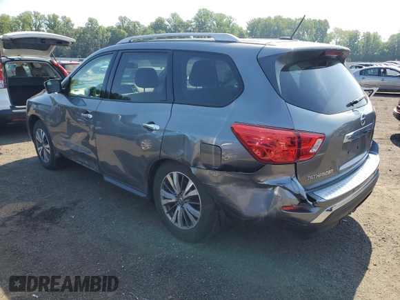 2017 Nissan Pathfinder SL with VIN 5N1DR2MM2HC603702, listed as a Copart auction lot 62452515 with 87,994 mi miles and Salvage title. Bid and sale history available at DreamBid. Image 2.