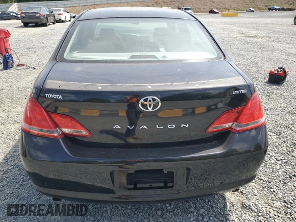 2007 Toyota Avalon XL with VIN 4T1BK36B87U213242, listed as a Copart auction lot 53956545 with Not Provided miles and Salvage Title. Bid and sale history available at DreamBid. Image 6.