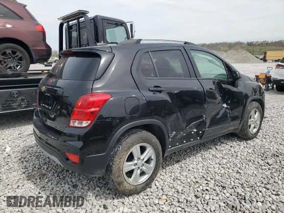 2021 Chevrolet Trax LT with VIN KL7CJLSB1MB334409, listed as a Copart auction lot 53111035 with 26,014 mi miles and Salvage title. Bid and sale history available at DreamBid. Image 3.