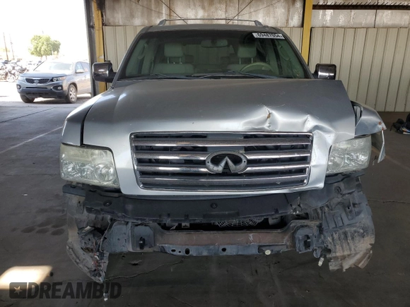 2007 Infiniti QX56 with VIN 5N3AA08A17N800403, listed as a Copart auction lot 69487054 with 107,007 mi miles and Salvage Title. Bid and sale history available at carsss.com. Image 5.