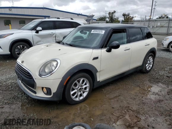 2016 MINI Clubman z VIN WMWLN5C58G2E30988, wystawiony jako Copart lot #48992025 z przebiegiem 108 620 mil mil oraz Czysty tytuł • Clean title. Historia ofert i sprzedaży dostępna na DreamBid. Obrazek 1.