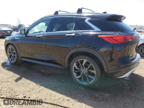 2019 Infiniti QX50 Essential z VIN 3PCAJ5M38KF110494, wystawiony jako Copart lot #56194745 z przebiegiem 84 836 mil mil oraz Czysty tytuł • Clean title. Historia ofert i sprzedaży dostępna na DreamBid. Obrazek 2.