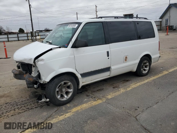 2000 Chevrolet Astro with VIN 1GNEL19W7YB206577, listed as a Copart auction lot 50245365 with Not Provided miles and Salvage Title. Bid and sale history available at carsss.com. Image 1.