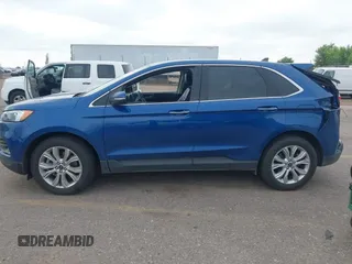 2022 Ford Edge Titanium with VIN 2FMPK4K95NBB05789, listed as a IAAI auction lot 42582372 with 58,379 mi miles and . Bid and sale history available at DreamBid. Image 14.