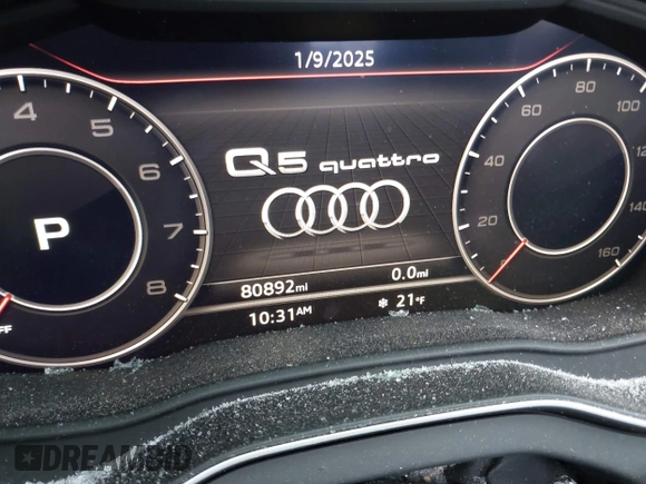 2018 Audi Q5 Premium Plus z VIN WA1BNAFY4J2221775, wystawiony jako IAAI lot #41263161 z przebiegiem 80 892 mil mil oraz . Historia ofert i sprzedaży dostępna na DreamBid. Obrazek 15.