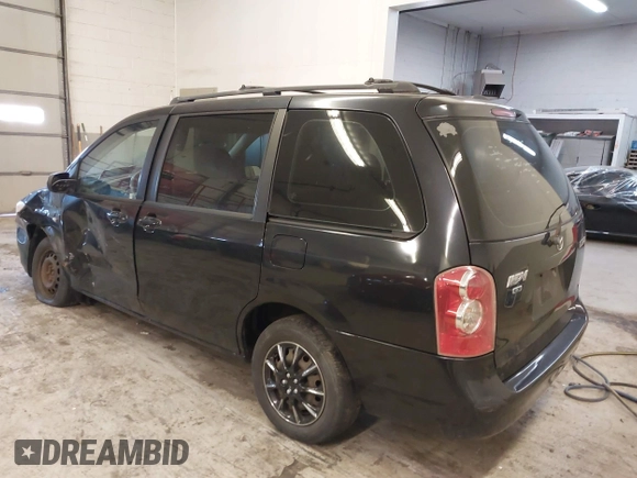 2005 Mazda MPV LX z VIN JM3LW28A050553797, wystawiony jako IAAI lot #41855728 z przebiegiem 180 861 mil mil oraz . Historia ofert i sprzedaży dostępna na DreamBid. Obrazek 3.