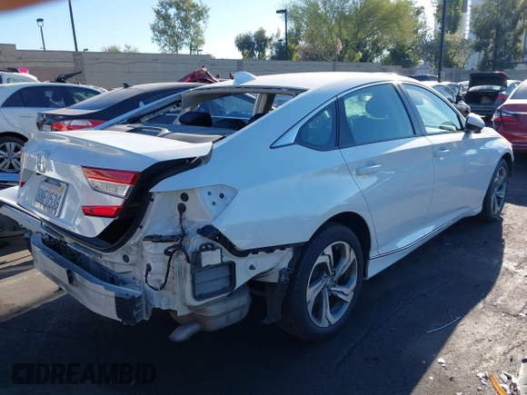 2020 Honda Accord EX with VIN 1HGCV1F4XLA004944, listed as a IAAI auction lot 42582624 with 69,558 mi miles and . Bid and sale history available at DreamBid. Image 4.