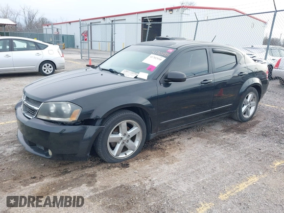 2008 Dodge Avenger R/T with VIN 1B3LC76M18N565266, listed as a IAAI auction lot 41702935 with 124,487 mi miles and . Bid and sale history available at DreamBid. Image 2.