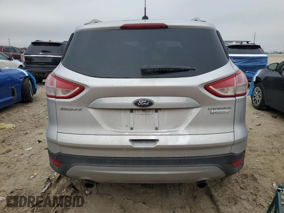 2016 Ford Escape Titanium with VIN 1FMCU0J95GUB96384, listed as a Copart auction lot 45407675 with 85,817 mi miles and Salvage Title. Bid and sale history available at carsss.com. Image 6.