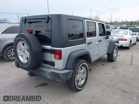 2008 Jeep Wrangler Unlimited X with VIN 1J4GA39108L510829, listed as a IAAI auction lot 42069589 with 108,696 mi miles and . Bid and sale history available at DreamBid. Image 4.