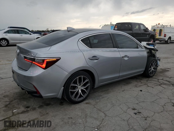 2021 Acura ILX Premium with VIN 19UDE2F74MA003343, listed as a Copart auction lot 51509625 with 61,822 mi miles and Clean title. Bid and sale history available at DreamBid. Image 3.