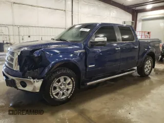 2011 Ford F-150 XLT with VIN 1FTFW1ET7BFB33212, listed as a Copart auction lot 48062245 with 163,204 mi miles and Salvage Title. Bid and sale history available at carsss.com. Image 1.