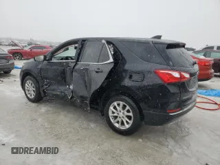 2021 Chevrolet Equinox LT with VIN 3GNAXUEV3ML306976, listed as a Copart auction lot 43698715 with 91,734 mi miles and Non Repairable. Bid and sale history available at DreamBid. Image 2.