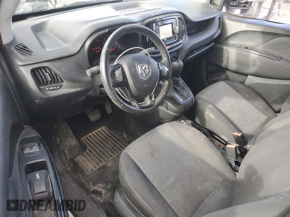2016 Ram ProMaster City Cargo Tradesman SLT with VIN ZFBERFBT1G6A98944, listed as a Copart auction lot 46685325 with 114,131 mi miles and Salvage Title. Bid and sale history available at DreamBid. Image 8.