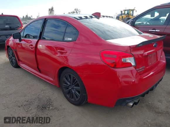 2015 Subaru WRX Premium with VIN JF1VA1D61F9832772, listed as a IAAI auction lot 41687640 with 121,102 mi miles. Bid and sale history available at carsss.com. Image 3.