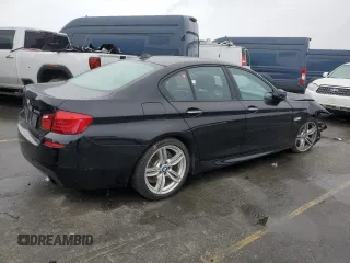 2013 BMW 5 Series 535i with VIN WBAFR7C50DC826588, listed as a Copart auction lot 43291135 with 108,163 mi miles and Salvage Title. Bid and sale history available at DreamBid. Image 3.