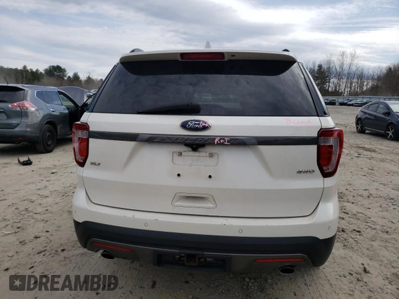 2017 Ford Explorer XLT with VIN 1FM5K8D80HGD47597, listed as a Copart auction lot 50251725 with 132,676 mi miles and Salvage Title. Bid and sale history available at DreamBid. Image 6.