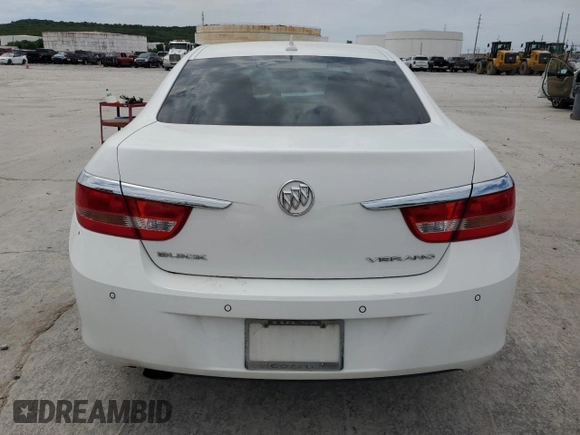 2013 Buick Verano Group with VIN 1G4PS5SK4D4115523, listed as a Copart auction lot 57321675 with 130,735 mi miles and Salvage title. Bid and sale history available at DreamBid. Image 6.