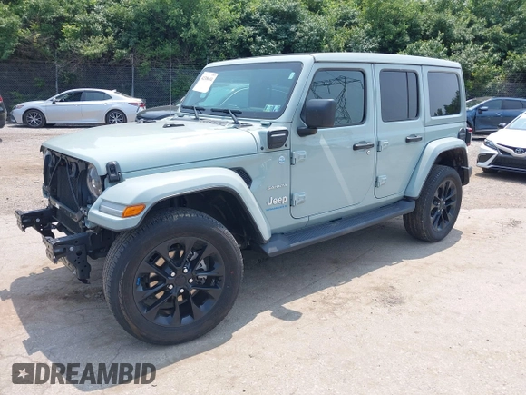 2023 Jeep Wrangler Sahara with VIN 1C4JJXP6XPW554741, listed as a IAAI auction lot 42380681 with 15,148 mi miles and . Bid and sale history available at DreamBid. Image 18.