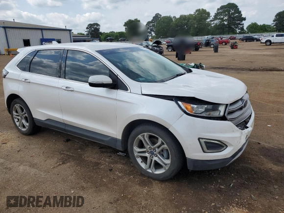 2017 Ford Edge Titanium z VIN 2FMPK3K95HBB59849, wystawiony jako Copart lot #54627325 z przebiegiem 136 548 mil mil oraz Szkoda całkowita • Salvage title. Historia ofert i sprzedaży dostępna na DreamBid. Obrazek 4.