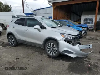 2021 Buick Encore Preferred with VIN KL4CJESMXMB363157, listed as a Copart auction lot 47416945 with 26,527 mi miles and Salvage Title. Bid and sale history available at carsss.com. Image 4.
