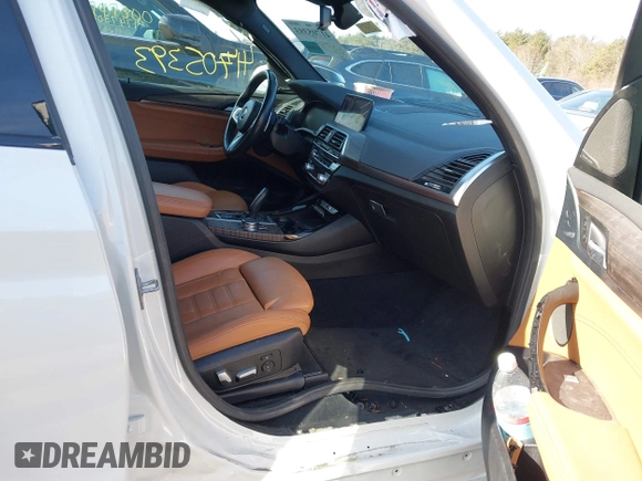 2020 BMW X3 M40i with VIN 5UXTY9C04L9B25297, listed as a IAAI auction lot 41705393 with 82,754 mi miles and . Bid and sale history available at DreamBid. Image 5.