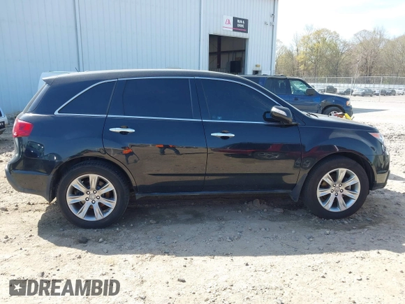 2012 Acura MDX Advance Pkg with VIN 2HNYD2H61CH544366, listed as a IAAI auction lot 41911393 with 1 mi miles. Bid and sale history available at carsss.com. Image 13.