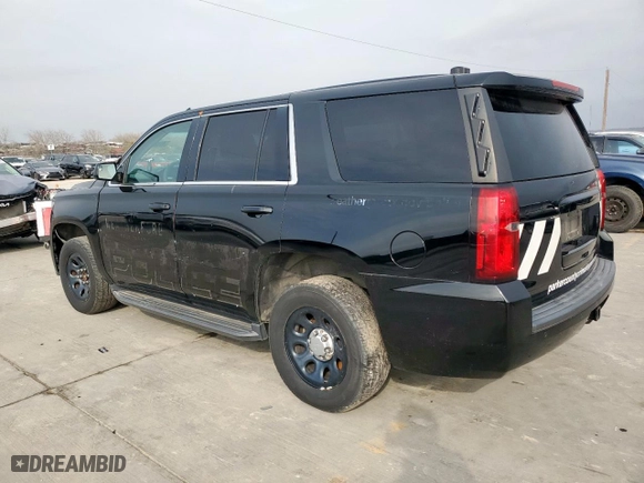 2018 Chevrolet Tahoe Commercial with VIN 1GNLCDEC9JR253143, listed as a Copart auction lot 47688605 with 140,944 mi miles and Clean Title. Bid and sale history available at carsss.com. Image 2.