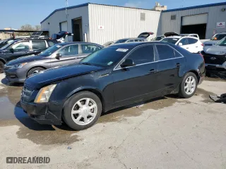 2008 Cadillac CTS RWD w/1SB with VIN 1G6DR57V780158372, listed as a Copart auction lot 48559575 with 0 mi miles and Salvage Title. Bid and sale history available at carsss.com. Image 1.
