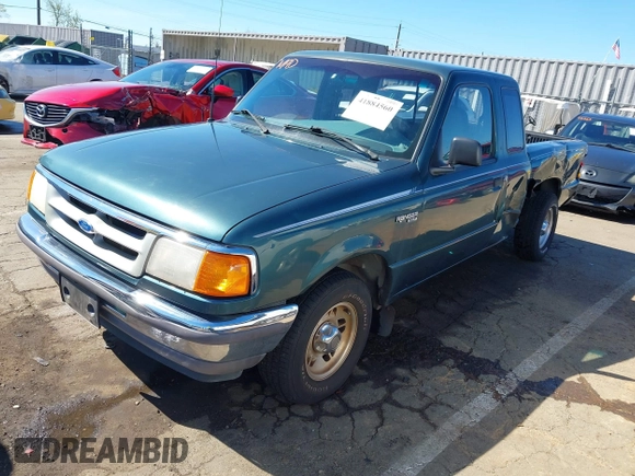 1995 Ford Ranger Splash with VIN 1FTCR14X7SPA95344, listed as a IAAI auction lot 41884560 with 69,086 mi miles. Bid and sale history available at carsss.com. Image 2.