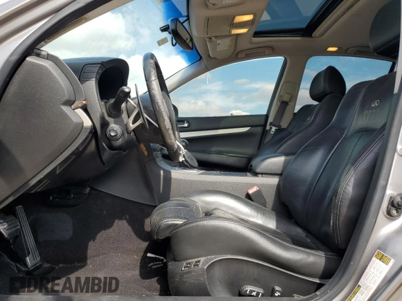 2007 Infiniti G35 Journey with VIN JNKBV61E47M724587, listed as a Copart auction lot 71555124 with 146,964 mi miles and Salvage Title. Bid and sale history available at DreamBid. Image 7.