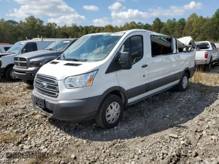 2016 Ford Transit Wagon XL with VIN 1FBZX2ZM8GKB18711, listed as a Copart auction lot 74635374 with 120,173 mi miles and Salvage Title. Bid and sale history available at carsss.com. Image 1.