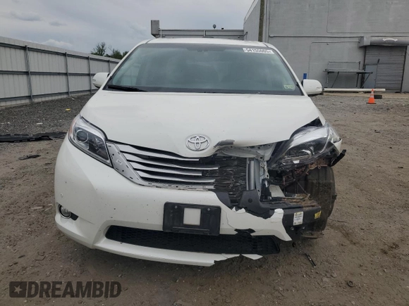 2015 Toyota Sienna Limited with VIN 5TDDK3DCXFS114465, listed as a Copart auction lot 54155605 with 105,937 mi miles and Salvage Title. Bid and sale history available at DreamBid. Image 5.
