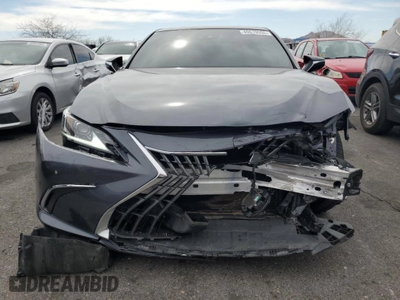 2023 Lexus ES 350 with VIN 58ADZ1B1XPU148747, listed as a Copart auction lot 49619555 with 23,420 mi miles and Salvage Title. Bid and sale history available at DreamBid. Image 5.