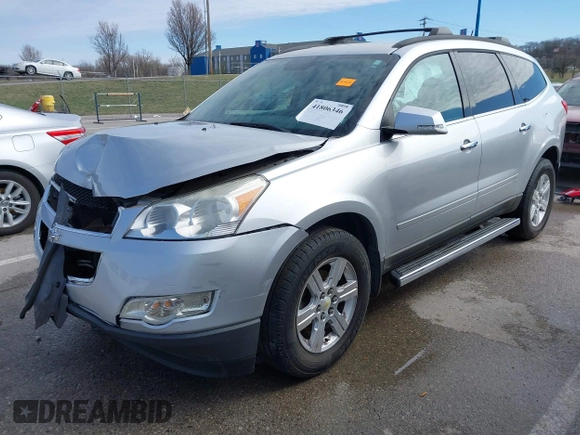 2012 Chevrolet Traverse 1LT with VIN 1GNKRGED5CJ204012, listed as a IAAI auction lot 41806346 with 115,901 mi miles and . Bid and sale history available at DreamBid. Image 18.