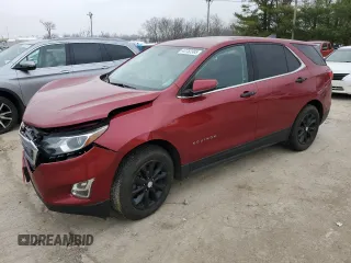 2019 Chevrolet Equinox LT with VIN 3GNAXKEV6KS570152, listed as a Copart auction lot 43752385 with 80,144 mi miles and Salvage Title. Bid and sale history available at DreamBid. Image 1.