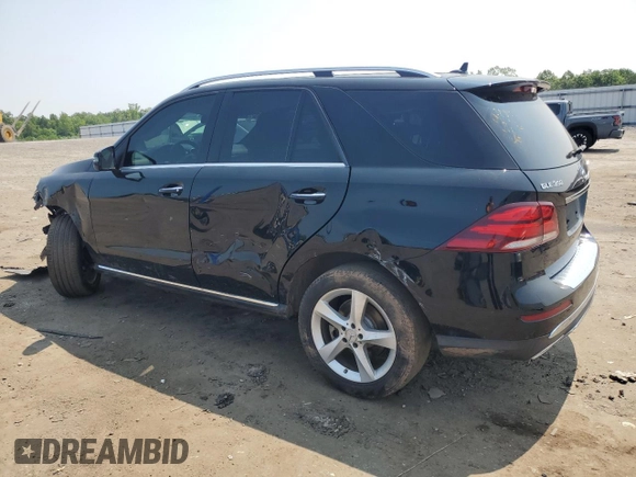 2017 Mercedes-Benz GLE 350 with VIN 4JGDA5HB4HA856114, listed as a Copart auction lot 58344775 with 76,642 mi miles and Salvage title. Bid and sale history available at DreamBid. Image 2.