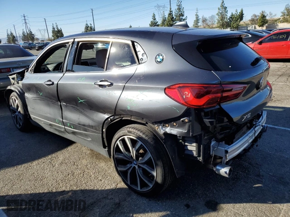 2018 BMW X2 sDrive28i with VIN WBXYJ3C36JEP76244, listed as a Copart auction lot 38732563 with 50,424 mi miles. Bid and sale history available at carsss.com. Image 2.