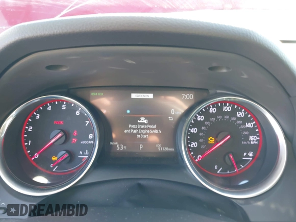 2020 Toyota Camry XSE with VIN 4T1K61AK9LU393745, listed as a IAAI auction lot 40965358 with 51,120 mi miles and . Bid and sale history available at DreamBid. Image 7.