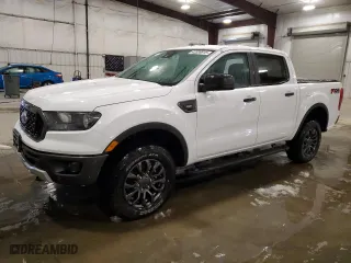 2023 Ford Ranger XL with VIN 1FTER4FH2PLE18522, listed as a Copart auction lot 43559915 with 13,529 mi miles and Salvage Title. Bid and sale history available at carsss.com. Image 1.